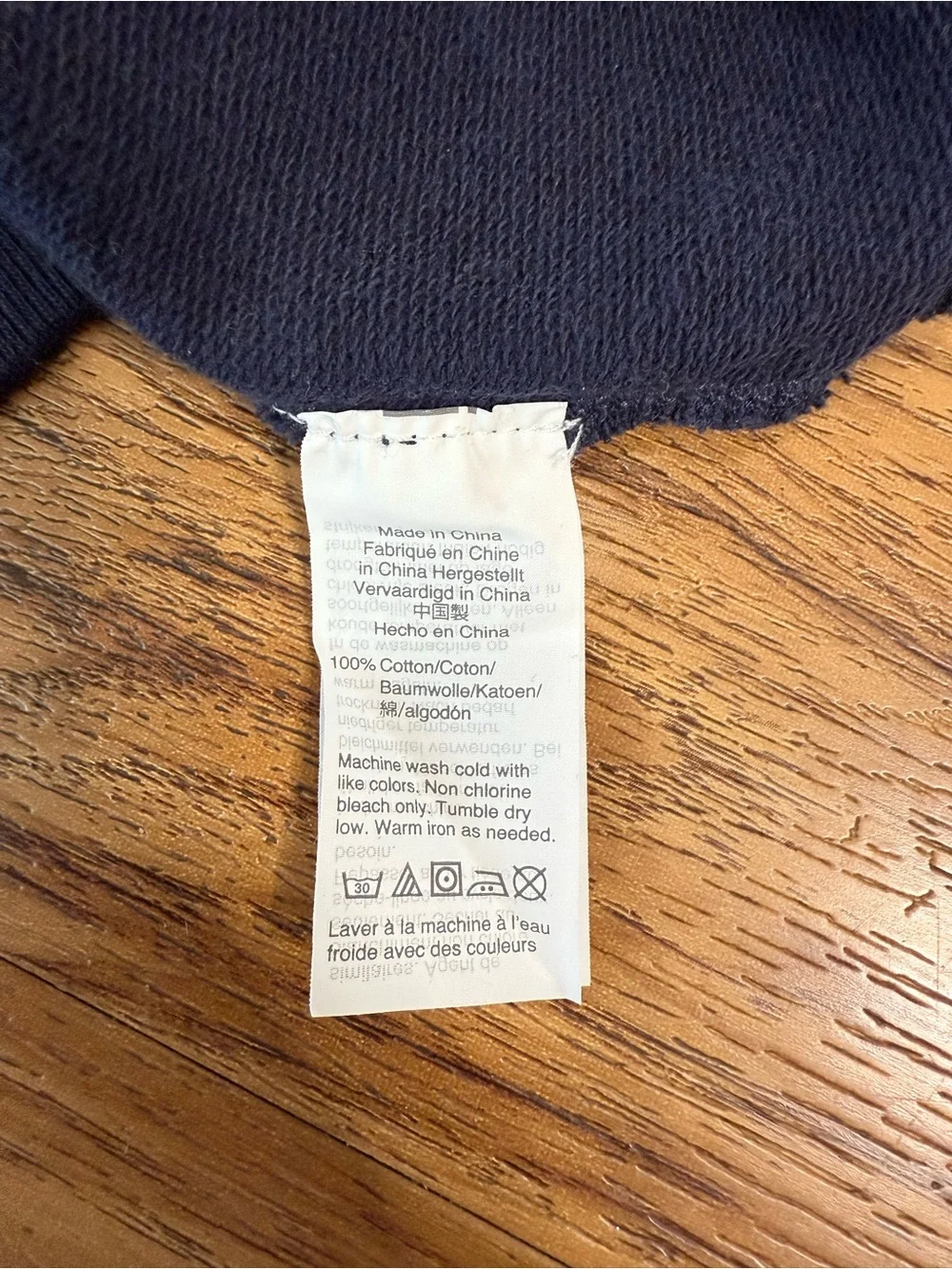 J.Crew Champagne Sequin Graphic Sweatshirt Navy Size XS